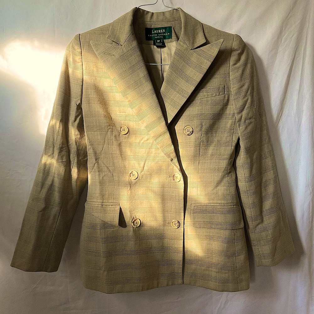 Ralph Lauren Plaid Blazer